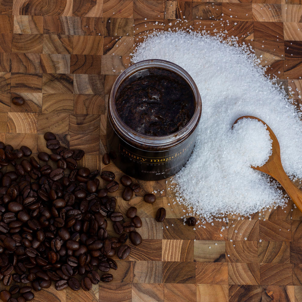 Coconut Oil and Coffee Body Scrub