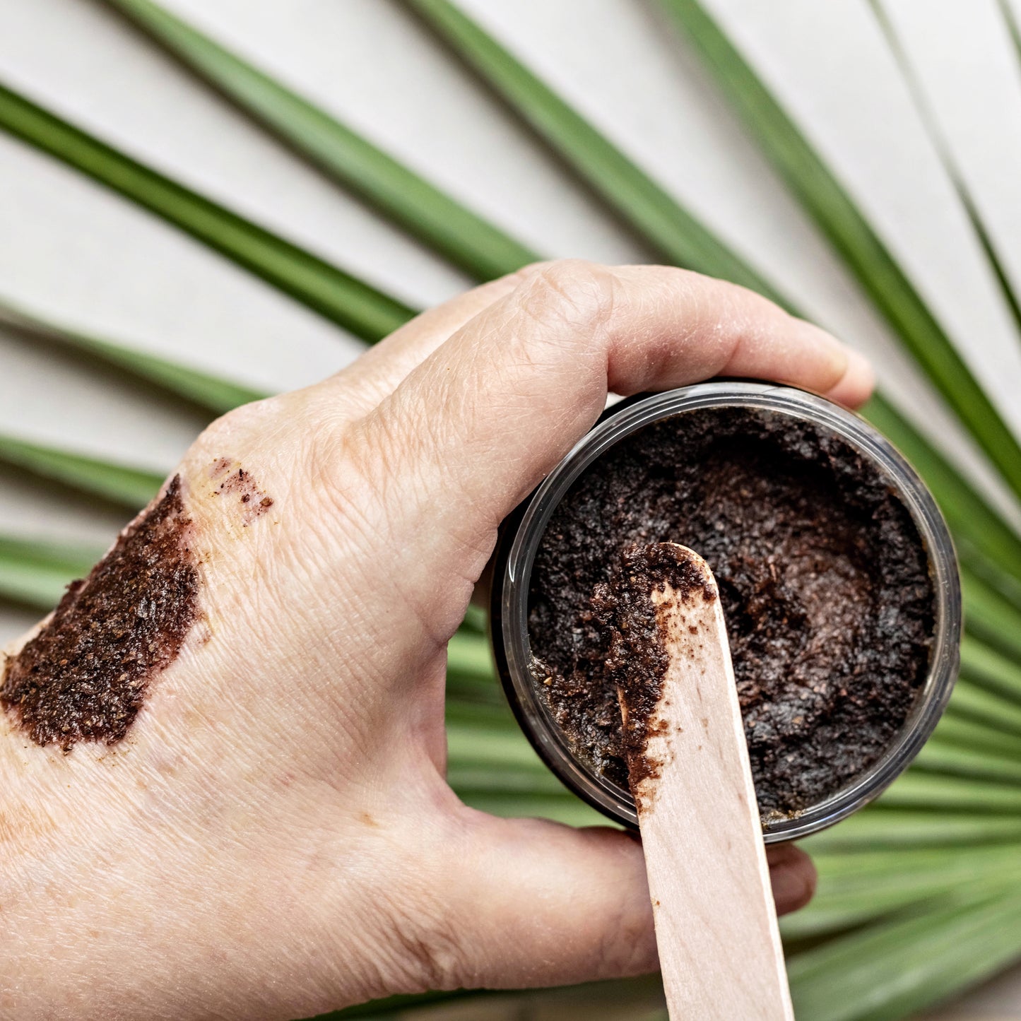 Coffee Cinnamon Coconut Oil Face Scrub