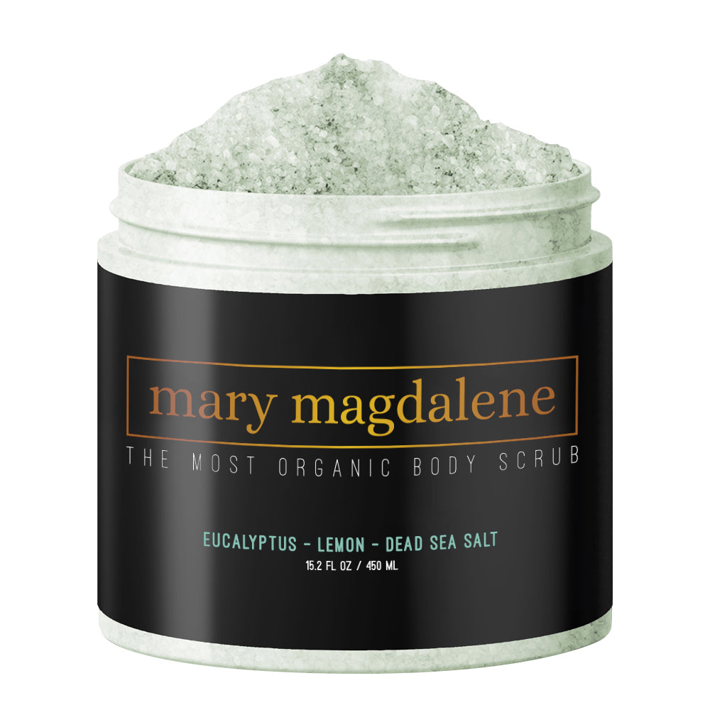 Eucalyptus, Lemon, and Dead Sea Salt Body Scrub