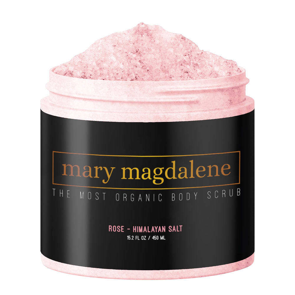 Rose and Pink Himalayan Salt Body Scrub